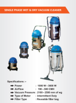 Industrial wet and Dry Vacuum Cleaner cleantek